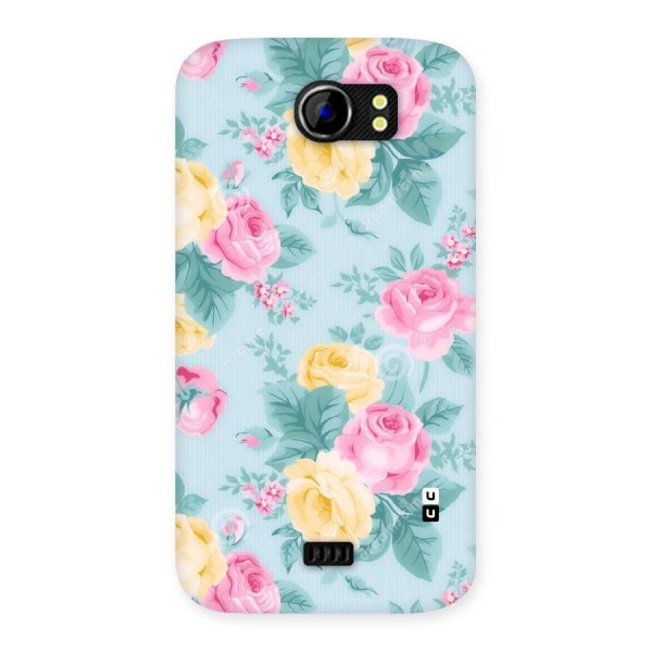 Vintage Pastels Back Case for Micromax Canvas 2 A110