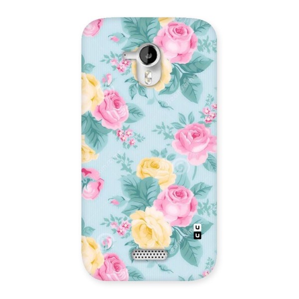 Vintage Pastels Back Case for Micromax Canvas HD A116