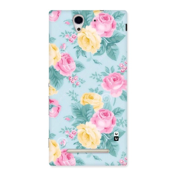 Vintage Pastels Back Case for Sony Xperia C3