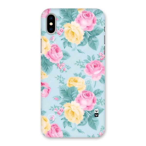 Vintage Pastels Back Case for iPhone X