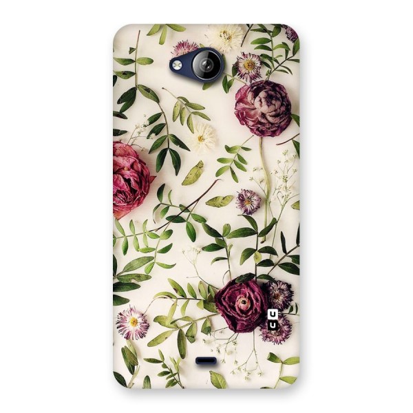 Vintage Rust Floral Back Case for Canvas Play Q355