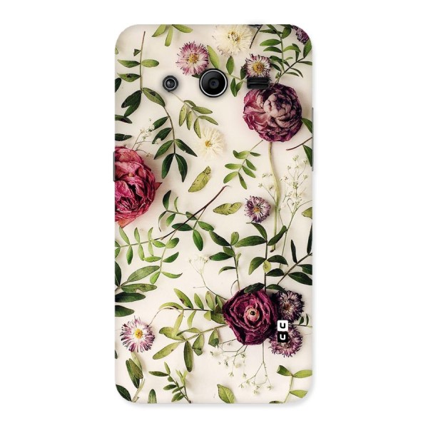 Vintage Rust Floral Back Case for Galaxy Core 2