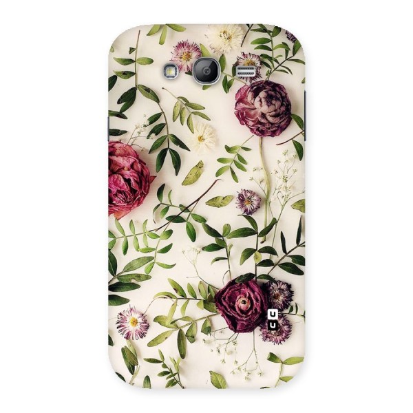 Vintage Rust Floral Back Case for Galaxy Grand