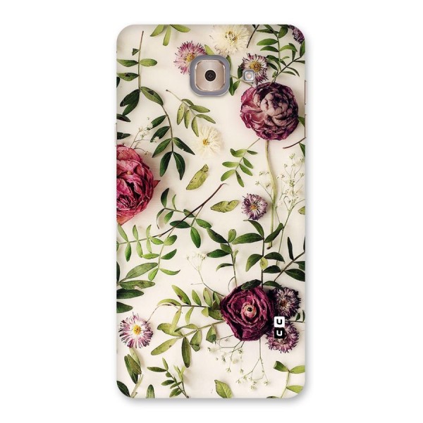 Vintage Rust Floral Back Case for Galaxy J7 Max