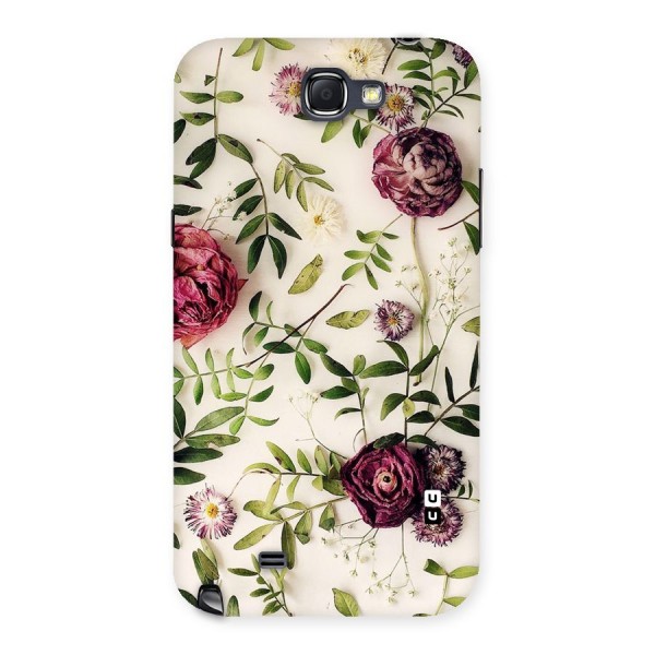 Vintage Rust Floral Back Case for Galaxy Note 2