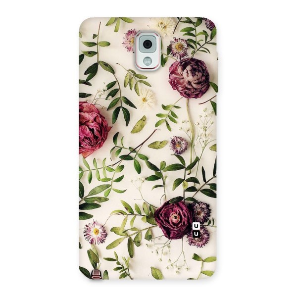 Vintage Rust Floral Back Case for Galaxy Note 3