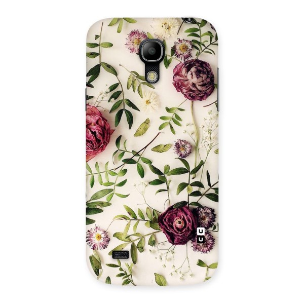 Vintage Rust Floral Back Case for Galaxy S4 Mini