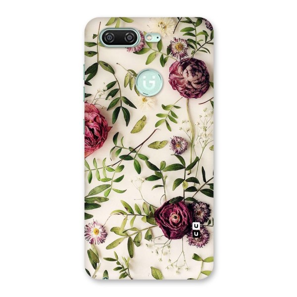 Vintage Rust Floral Back Case for Gionee S10