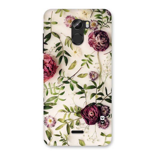 Vintage Rust Floral Back Case for Gionee X1