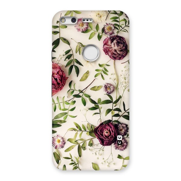 Vintage Rust Floral Back Case for Google Pixel XL