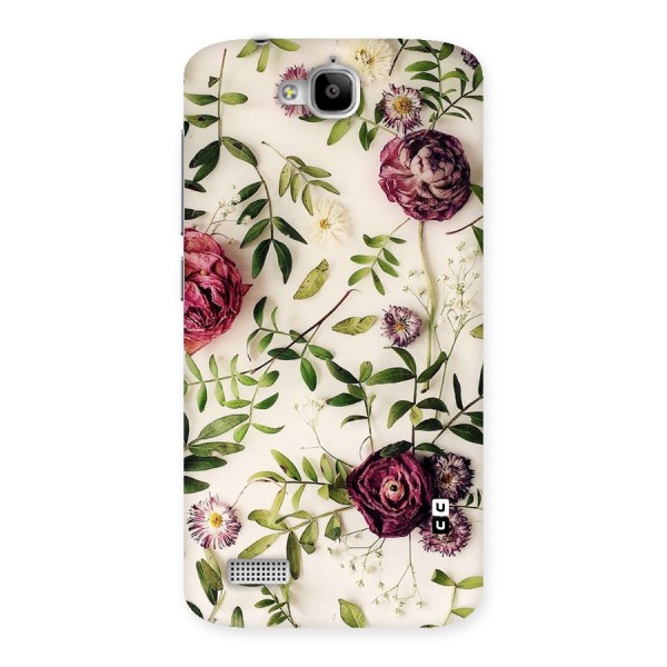 Vintage Rust Floral Back Case for Honor Holly