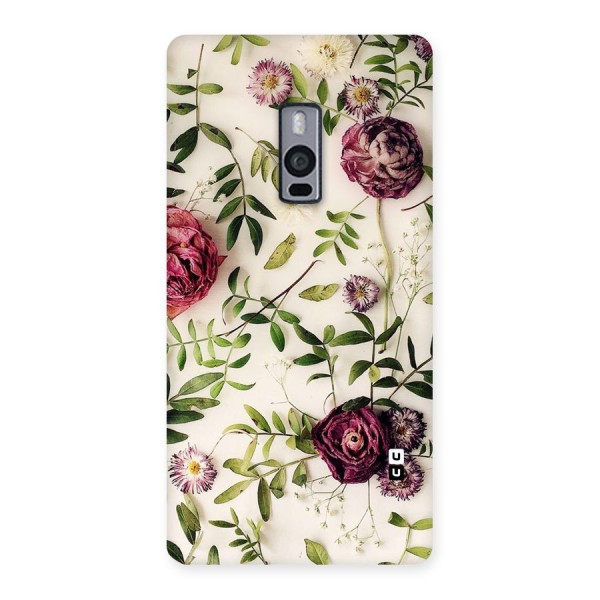 Vintage Rust Floral Back Case for OnePlus Two