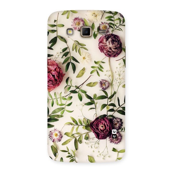 Vintage Rust Floral Back Case for Samsung Galaxy Grand 2