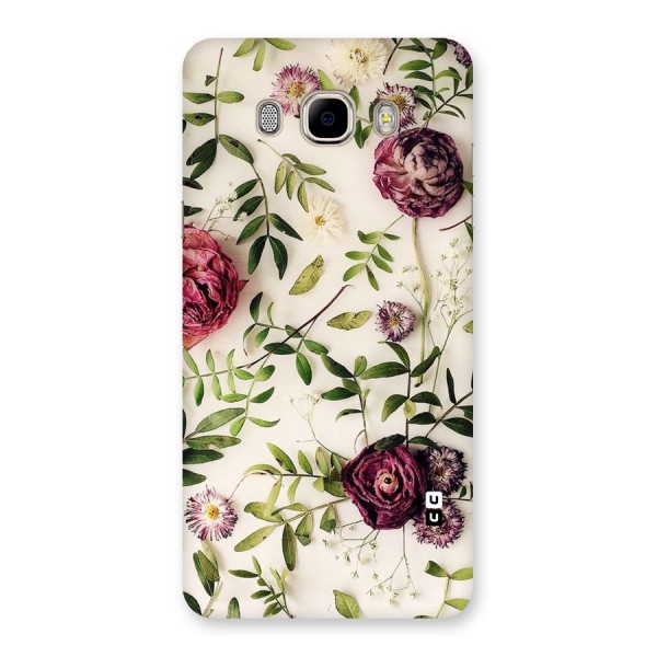 Vintage Rust Floral Back Case for Samsung Galaxy J7 2016