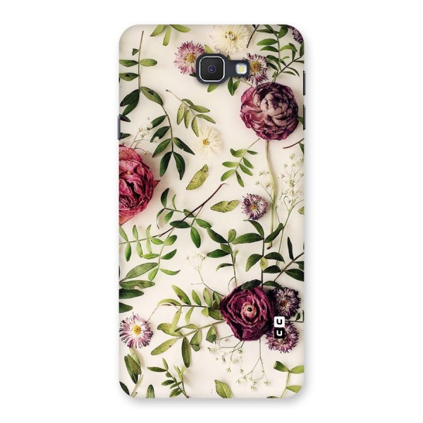 Vintage Rust Floral Back Case for Samsung Galaxy J7 Prime