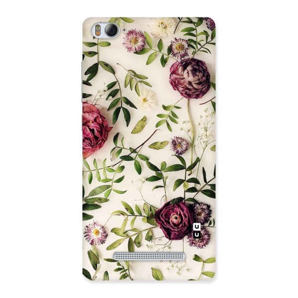 Vintage Rust Floral Back Case for Xiaomi Mi4i