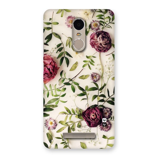 Vintage Rust Floral Back Case for Xiaomi Redmi Note 3