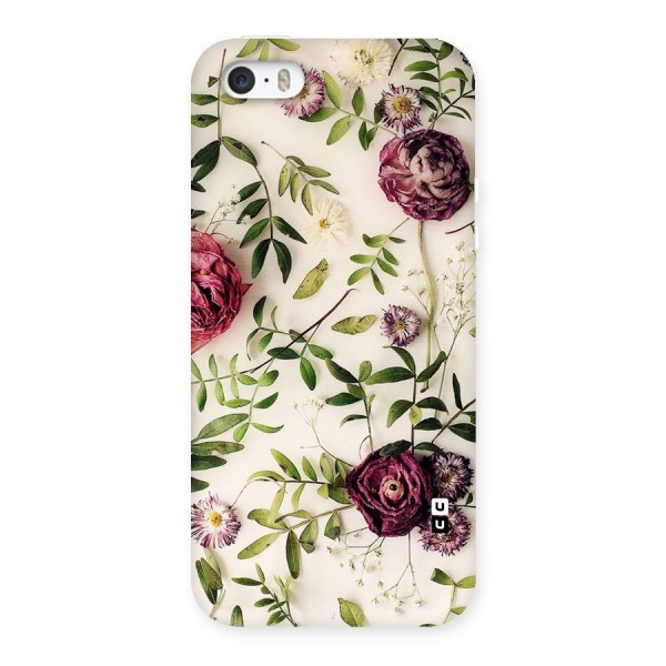 Vintage Rust Floral Back Case for iPhone 5 5S