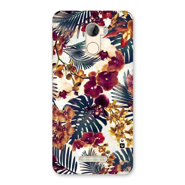 Vintage Rustic Flowers Back Case for Gionee A1 LIte