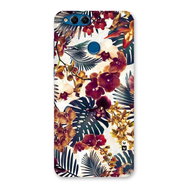 Vintage Rustic Flowers Back Case for Honor 7X