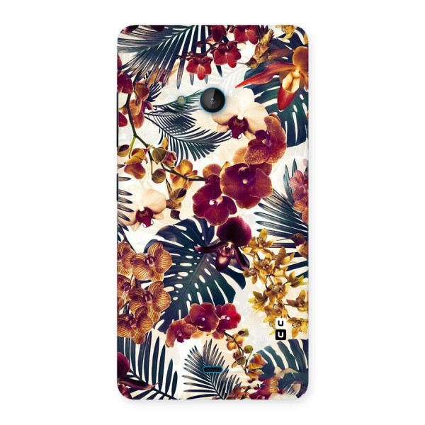 Vintage Rustic Flowers Back Case for Lumia 540