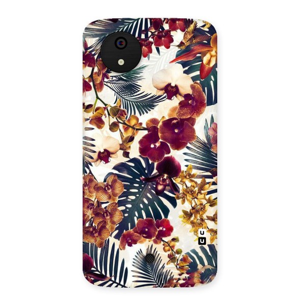 Vintage Rustic Flowers Back Case for Micromax Canvas A1