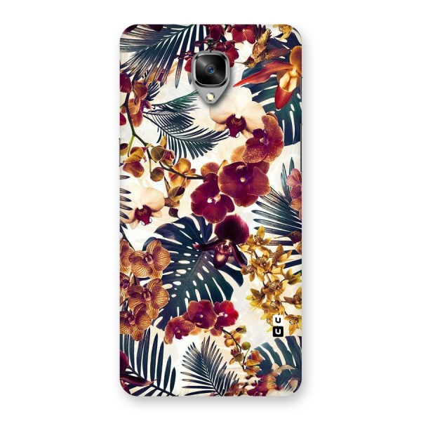 Vintage Rustic Flowers Back Case for OnePlus 3