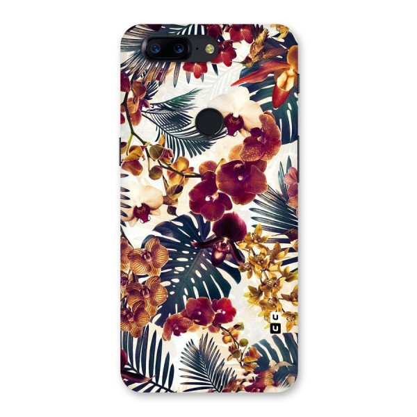 Vintage Rustic Flowers Back Case for OnePlus 5T
