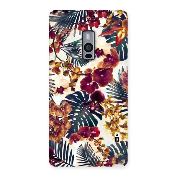 Vintage Rustic Flowers Back Case for OnePlus Two
