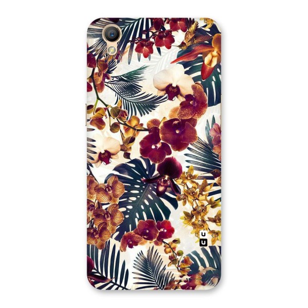 Vintage Rustic Flowers Back Case for Oppo A37