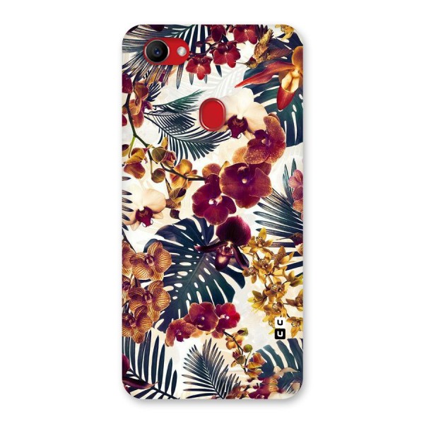 Vintage Rustic Flowers Back Case for Oppo F7