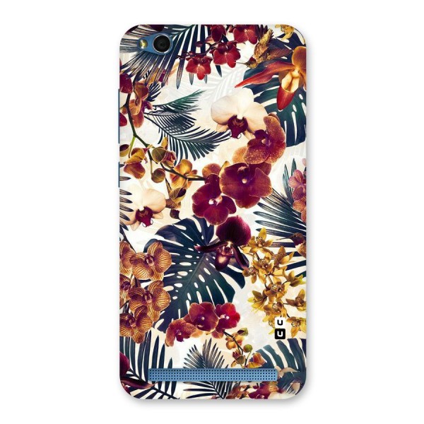 Vintage Rustic Flowers Back Case for Redmi 5A