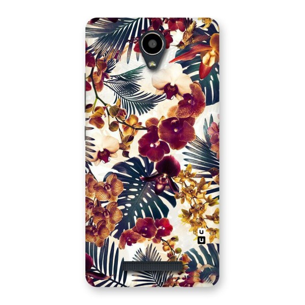 Vintage Rustic Flowers Back Case for Redmi Note 2