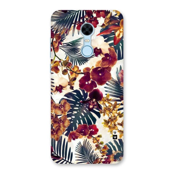 Vintage Rustic Flowers Back Case for Redmi Note 5