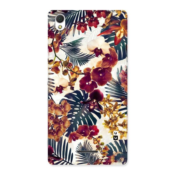 Vintage Rustic Flowers Back Case for Sony Xperia T3
