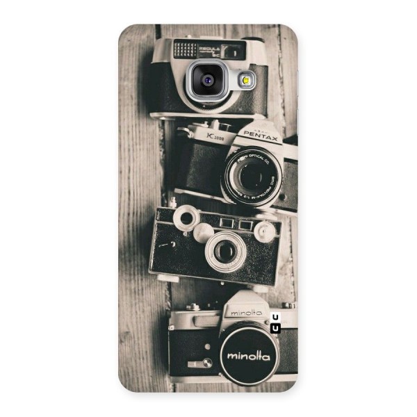 Vintage Style Shutter Back Case for Galaxy A3 2016