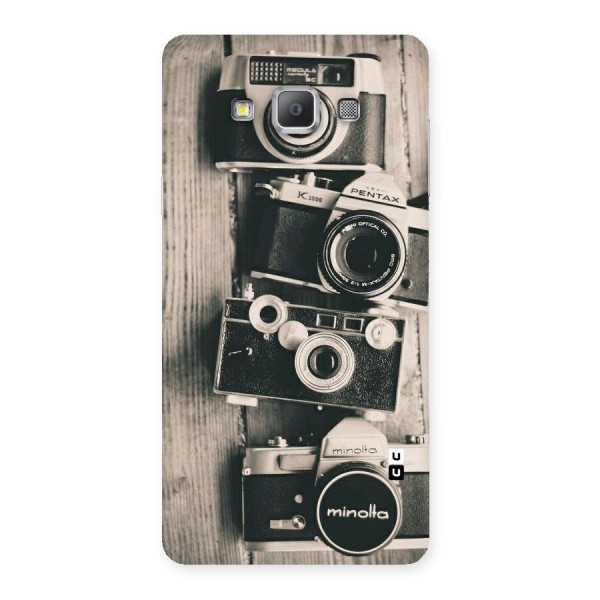 Vintage Style Shutter Back Case for Galaxy A7