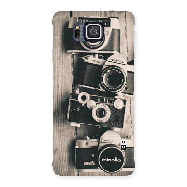 Vintage Style Shutter Back Case for Galaxy Alpha