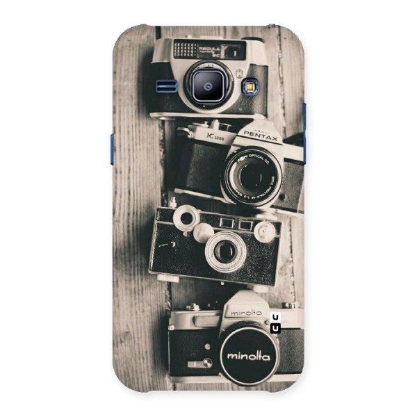 Vintage Style Shutter Back Case for Galaxy J1