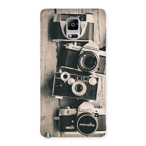 Vintage Style Shutter Back Case for Galaxy Note 4