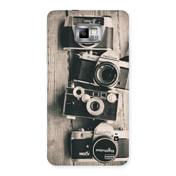 Vintage Style Shutter Back Case for Galaxy S2