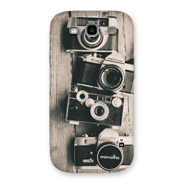 Vintage Style Shutter Back Case for Galaxy S3
