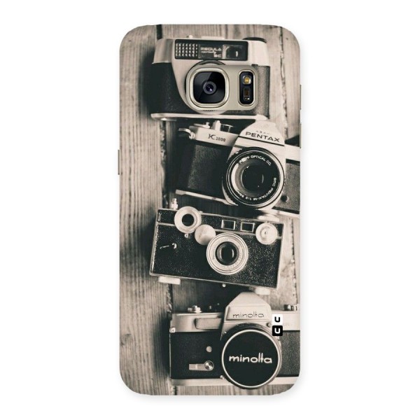 Vintage Style Shutter Back Case for Galaxy S7