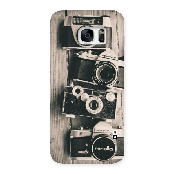 Vintage Style Shutter Back Case for Galaxy S7 Edge