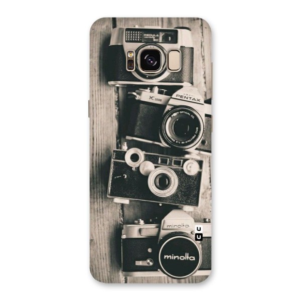 Vintage Style Shutter Back Case for Galaxy S8