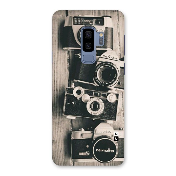 Vintage Style Shutter Back Case for Galaxy S9 Plus