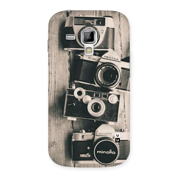 Vintage Style Shutter Back Case for Galaxy S Duos