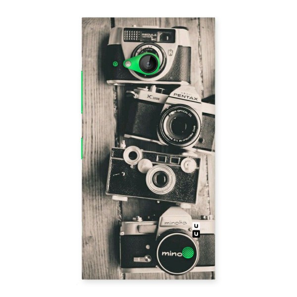 Vintage Style Shutter Back Case for Lumia 730