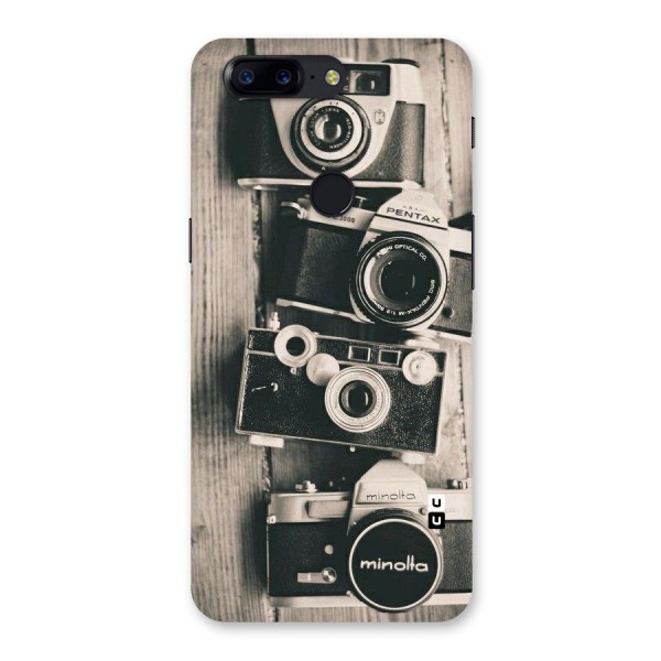 Vintage Style Shutter Back Case for OnePlus 5T