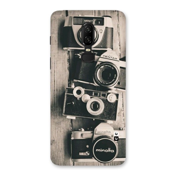 Vintage Style Shutter Back Case for OnePlus 6